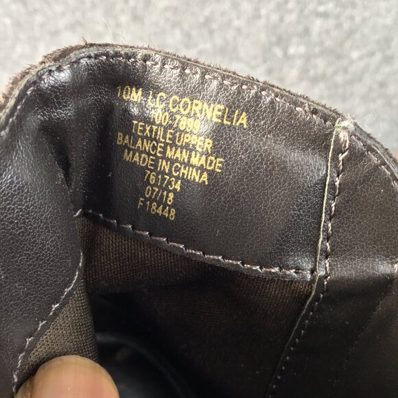 Liz Claiborne Cornelia Pointed Toe Ankle Boot Sz 10 M Chocolate Brown EUC - Picture 7 of 11